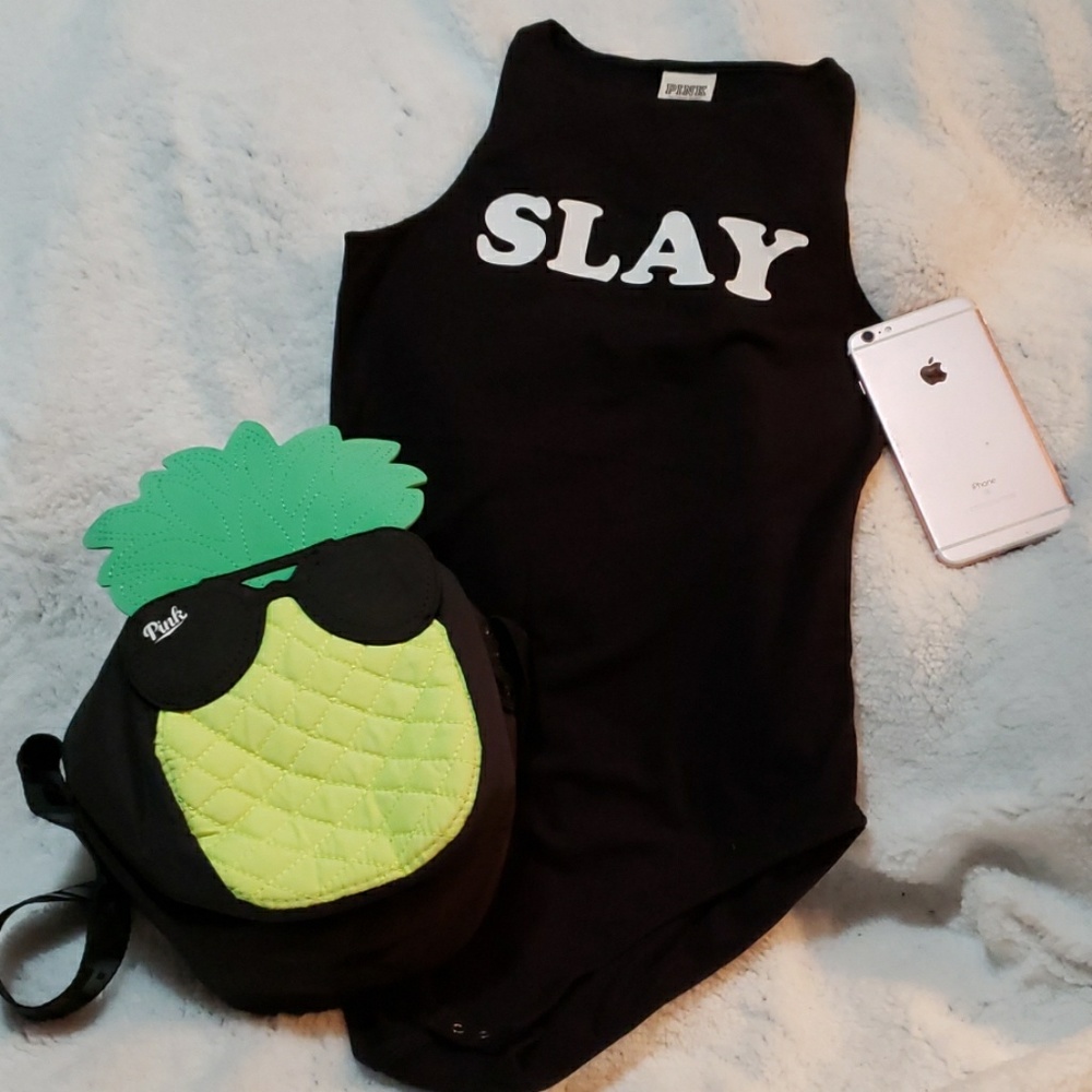 VS Pink Bodysuit and cooler bundle